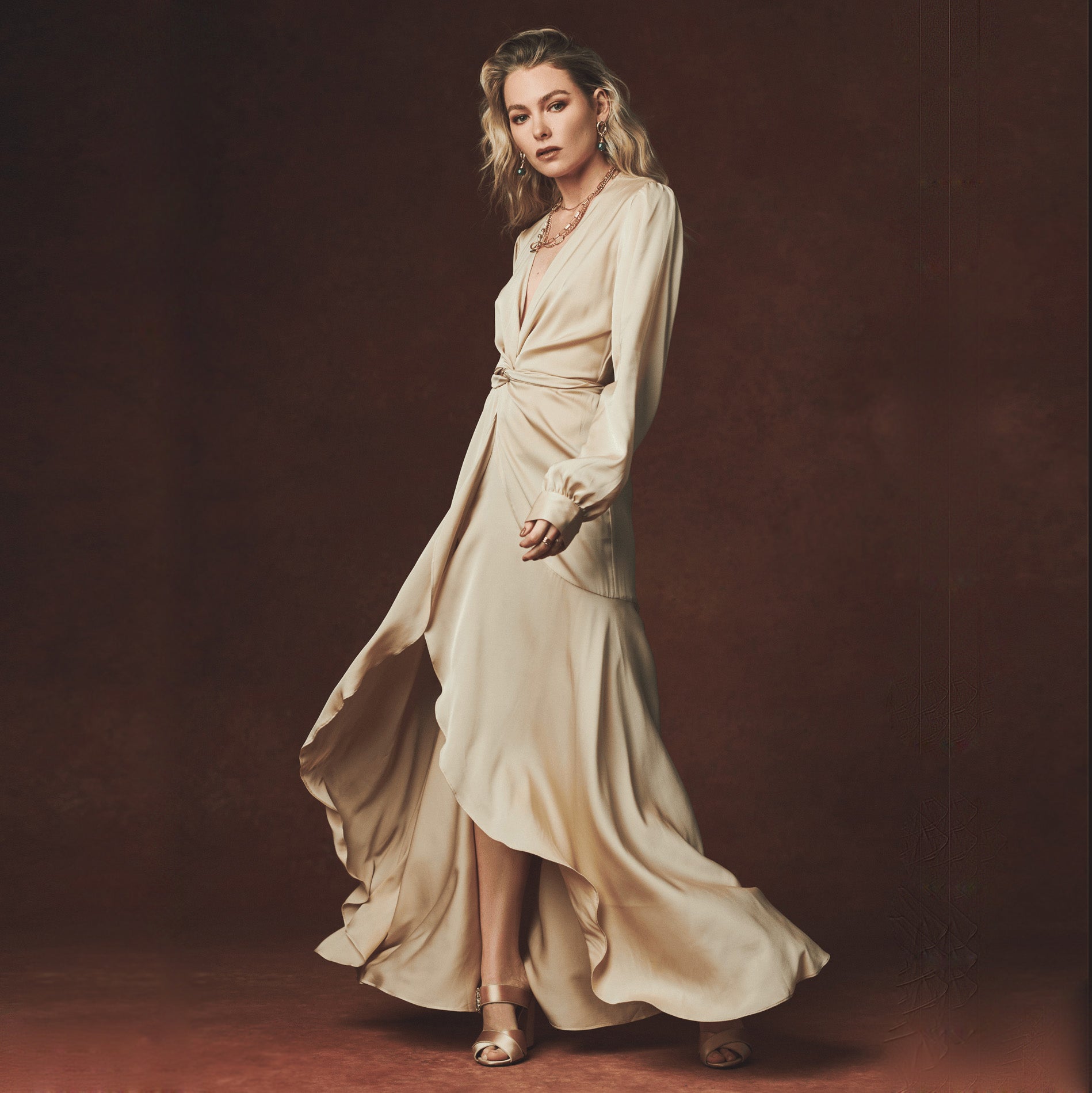 Ananda Long Dress Canary / XS / Silk95Five Ananda Long Dress Canary / XS / Silk95Five