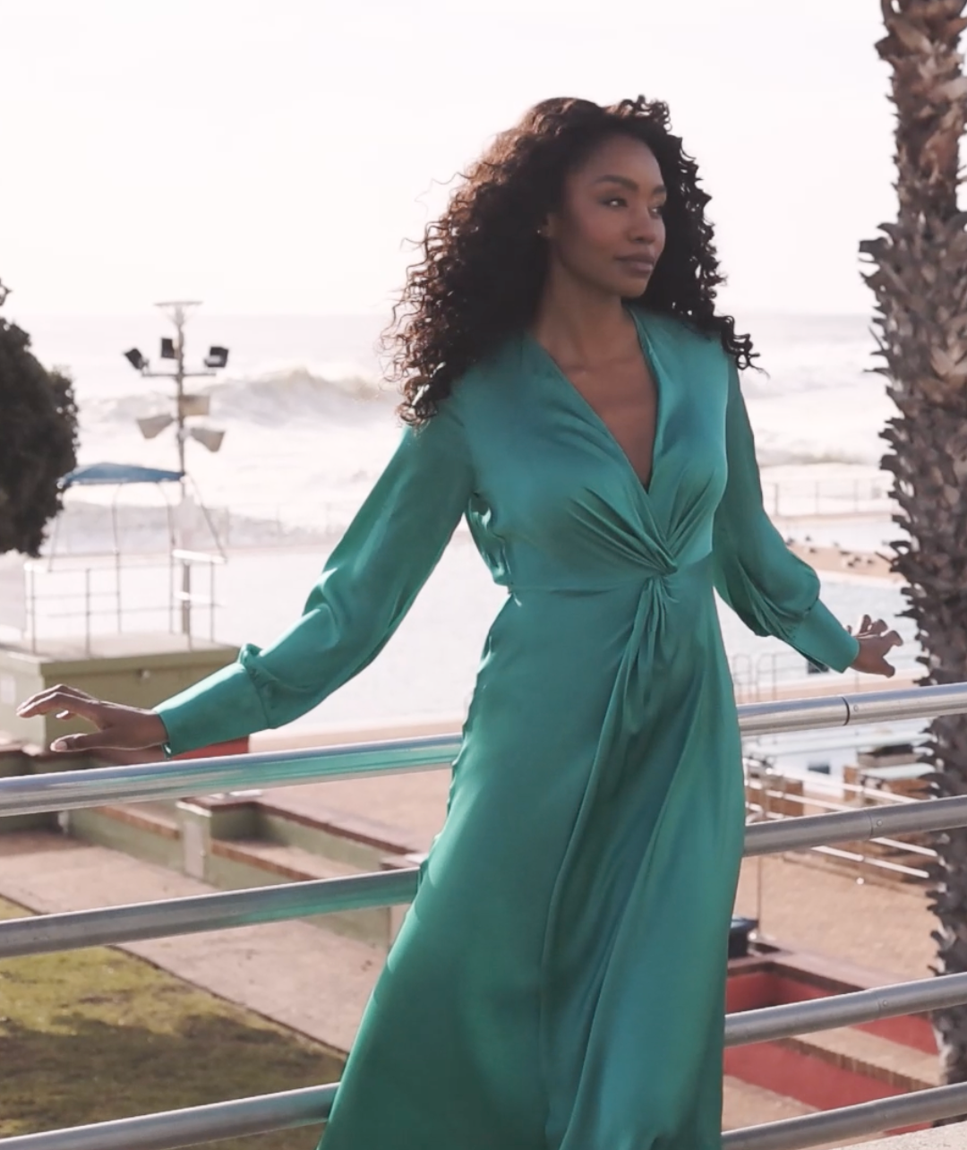 Palm Beach Club Long Dress Navy / S / Silk95Five Palm Beach Club Long Dress Navy / S / Silk95Five