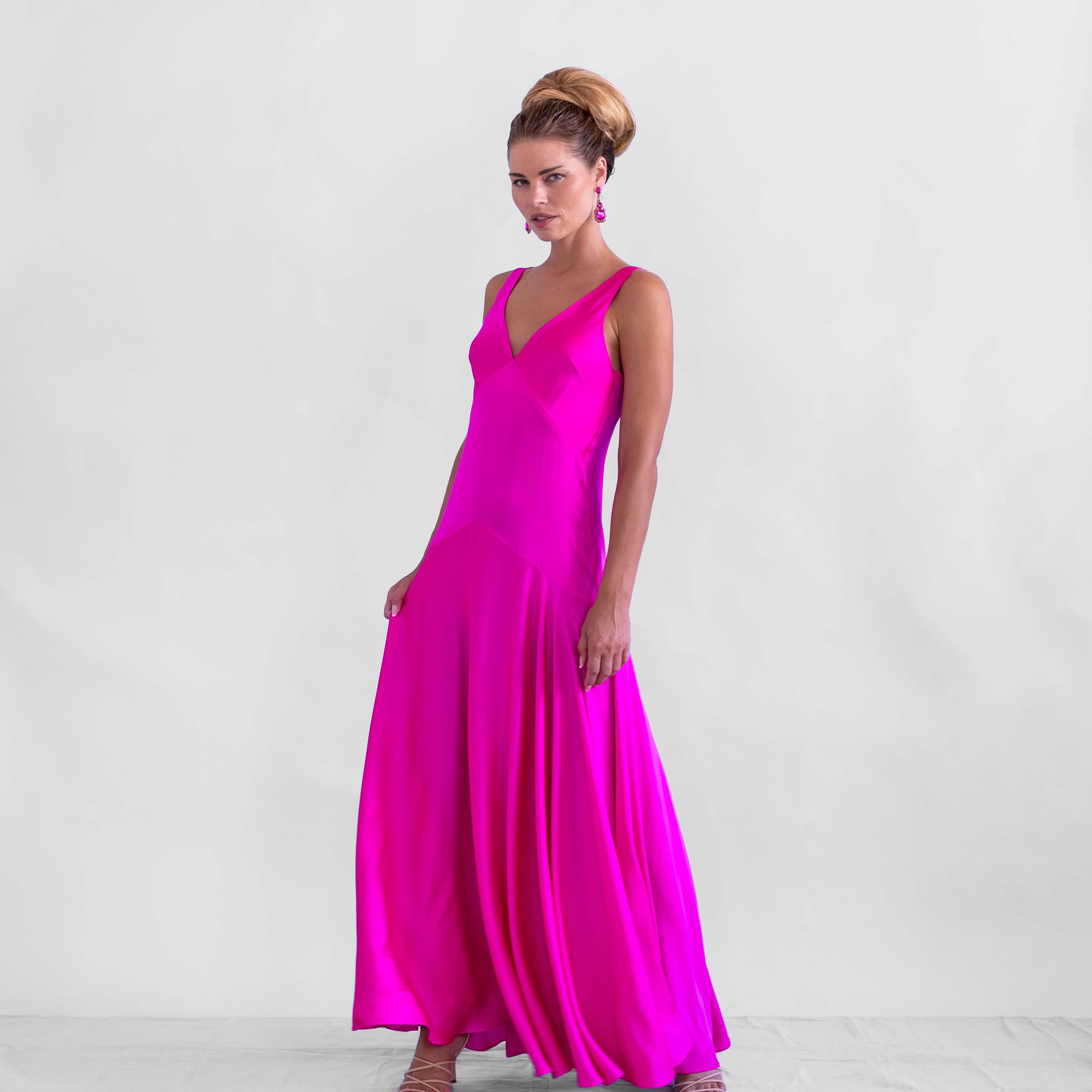 Mar a lago evening dress Palm Beach Peony / S / Silk95Five
