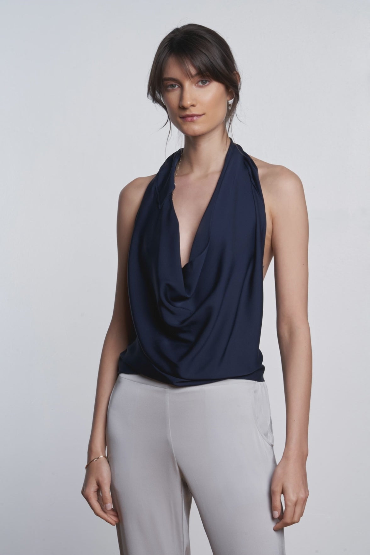 Top con scollo all'americana Puna