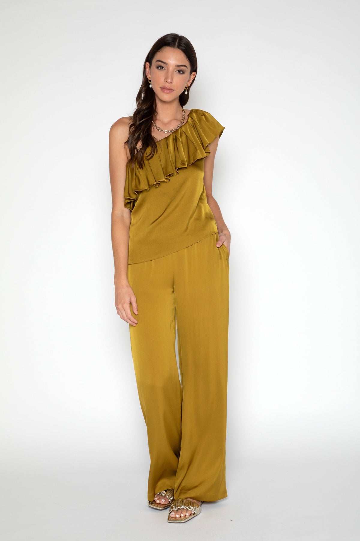 Amalfi Pants - Nouvelle / Silk95Five