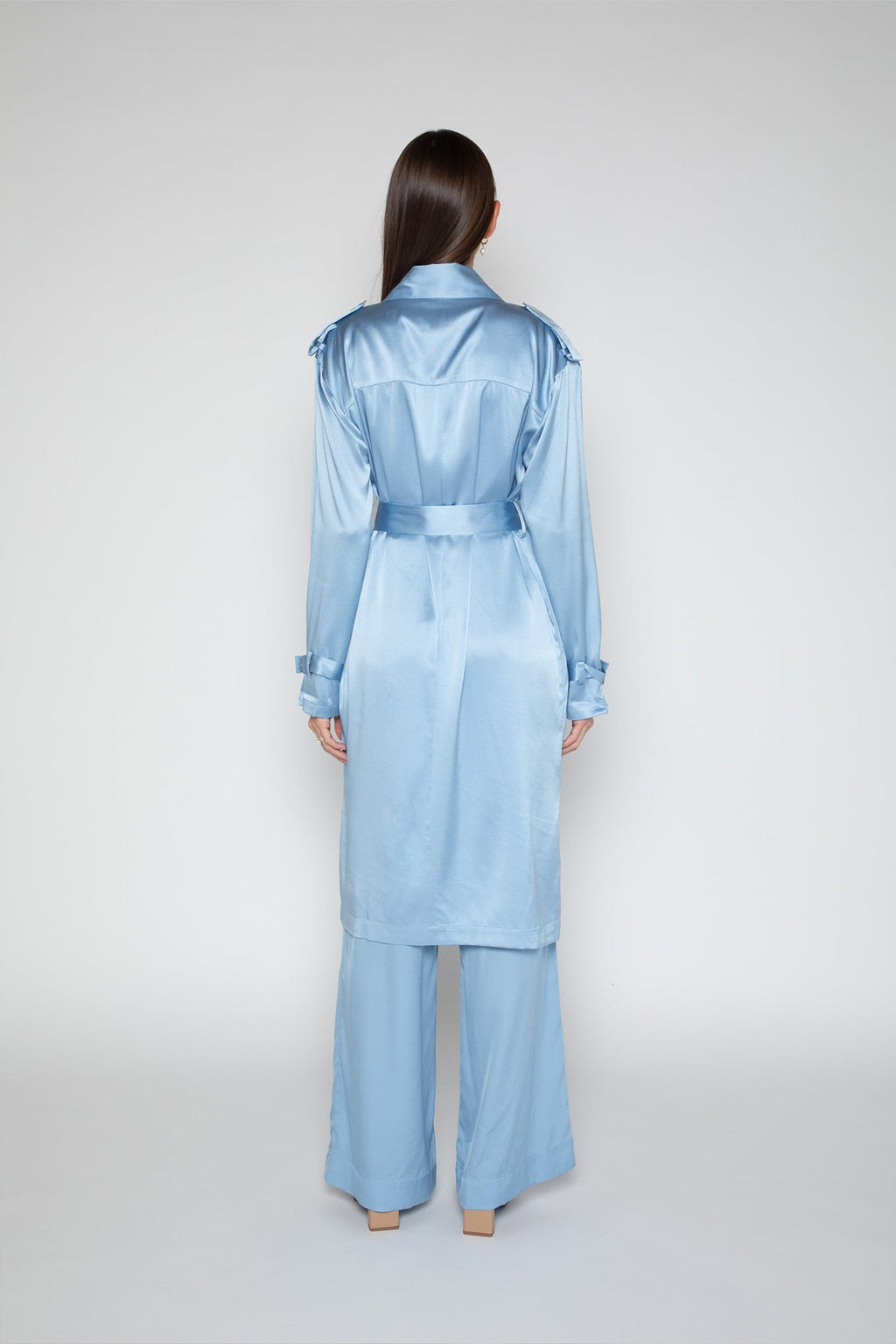 Kensington Trench Coat Chesterfield Green Size L