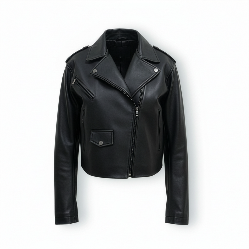Madeira Leather Jacket - Noir
