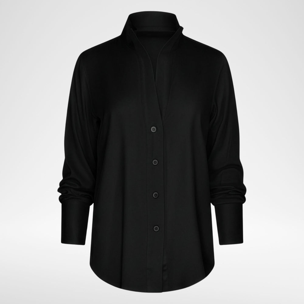 Camicia Monaco Charmeuse - Noir