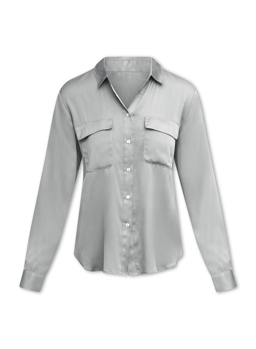 Monte Carlo Hemd mit Doppeltasche - Silver Lining