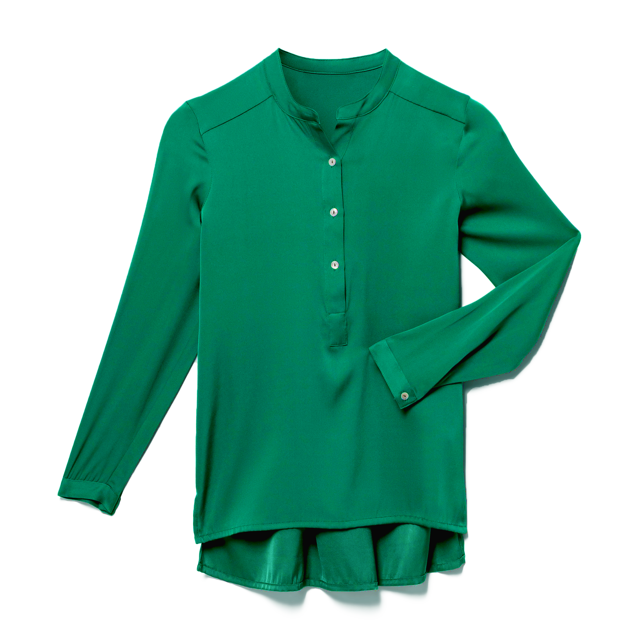 Montenegro Tunic Color: Emerald Green Size: XS