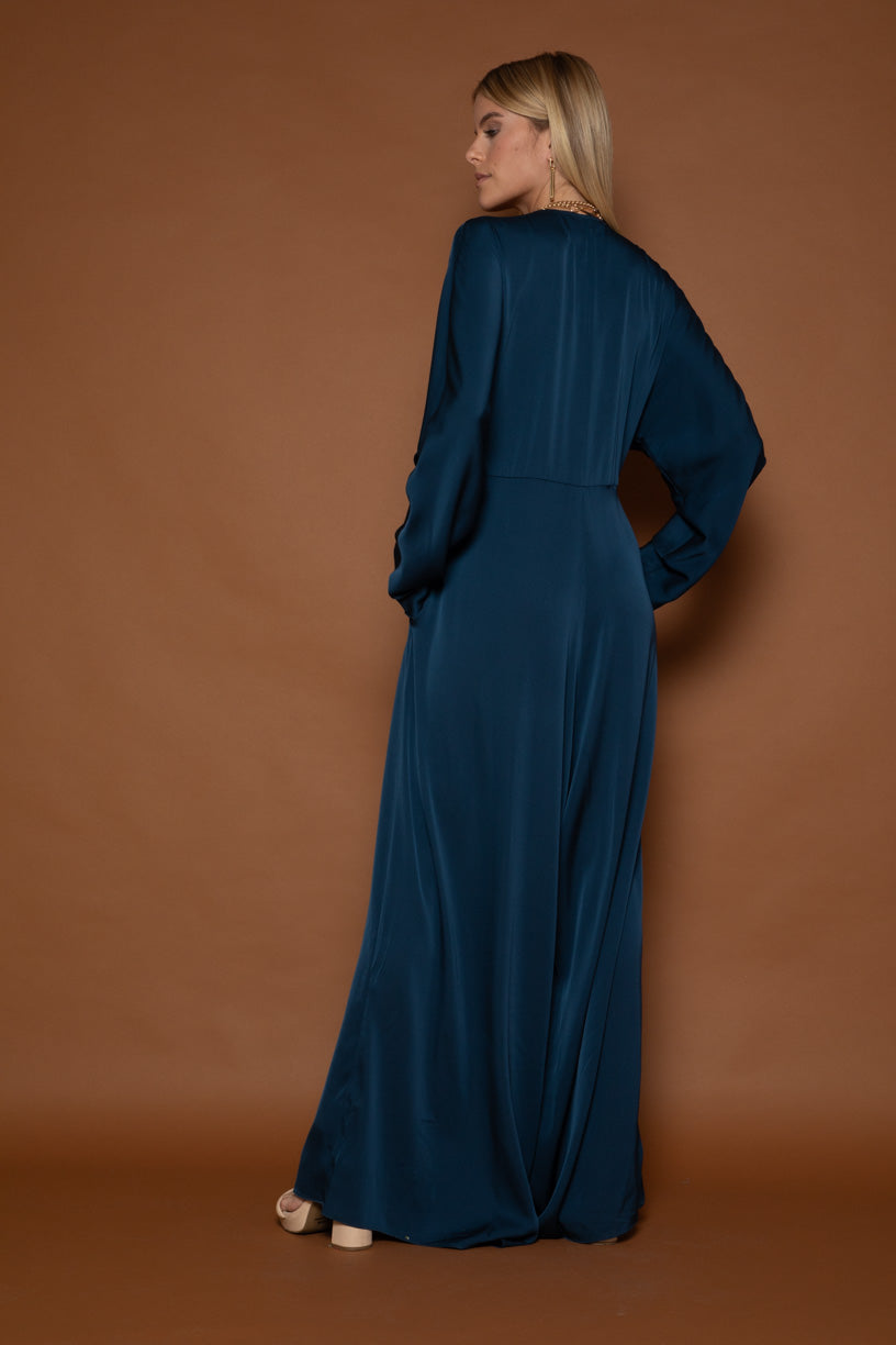 Nuovo Jumpsuit Long Sleeve New Gold Size M