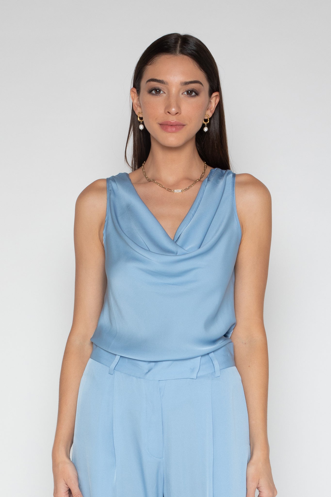 Paris Cowl Neck Bougainvillea Size XS