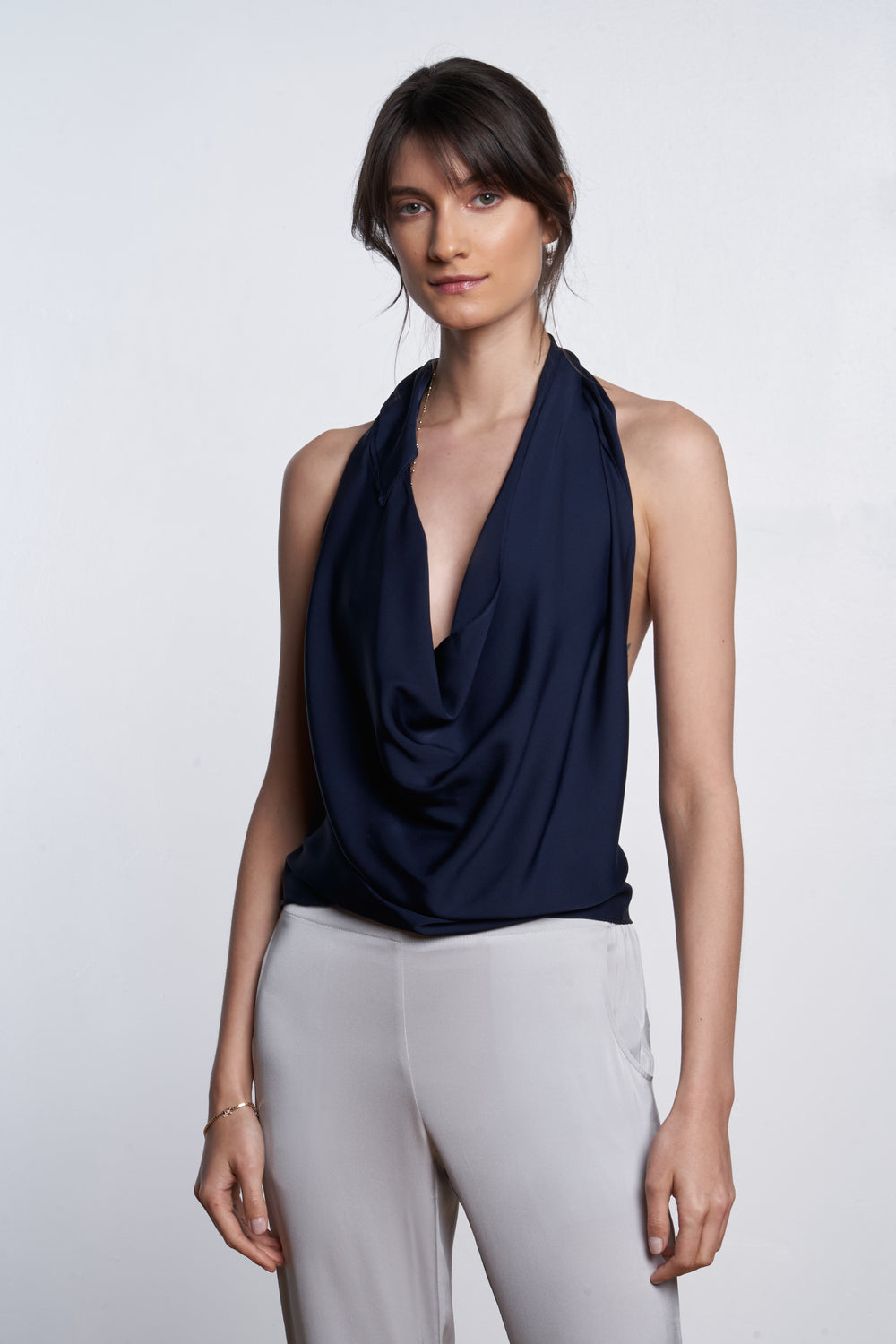 Puna Halter Top - Navy