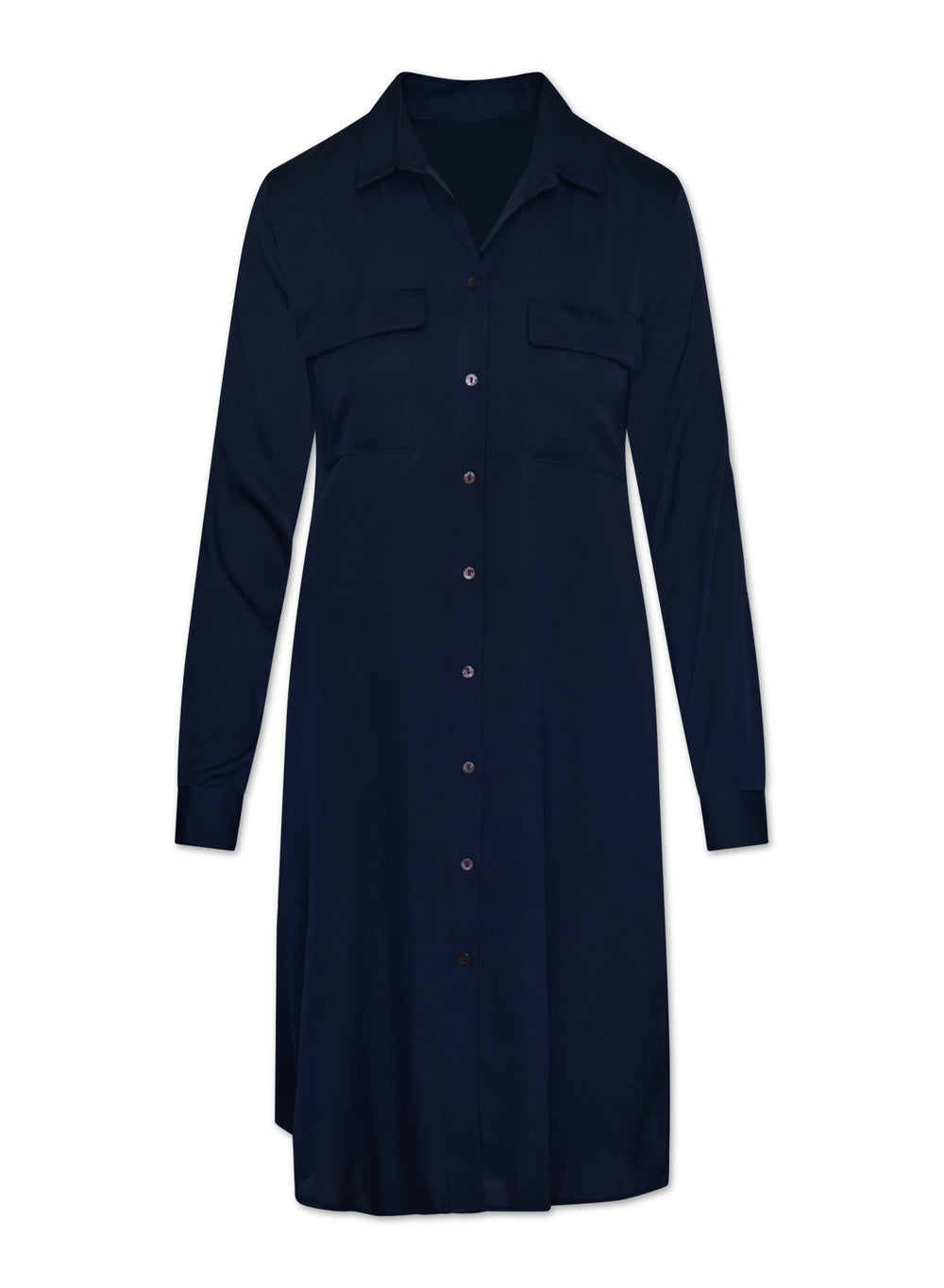 Abito camicia con doppia tasca Sicily - Navy