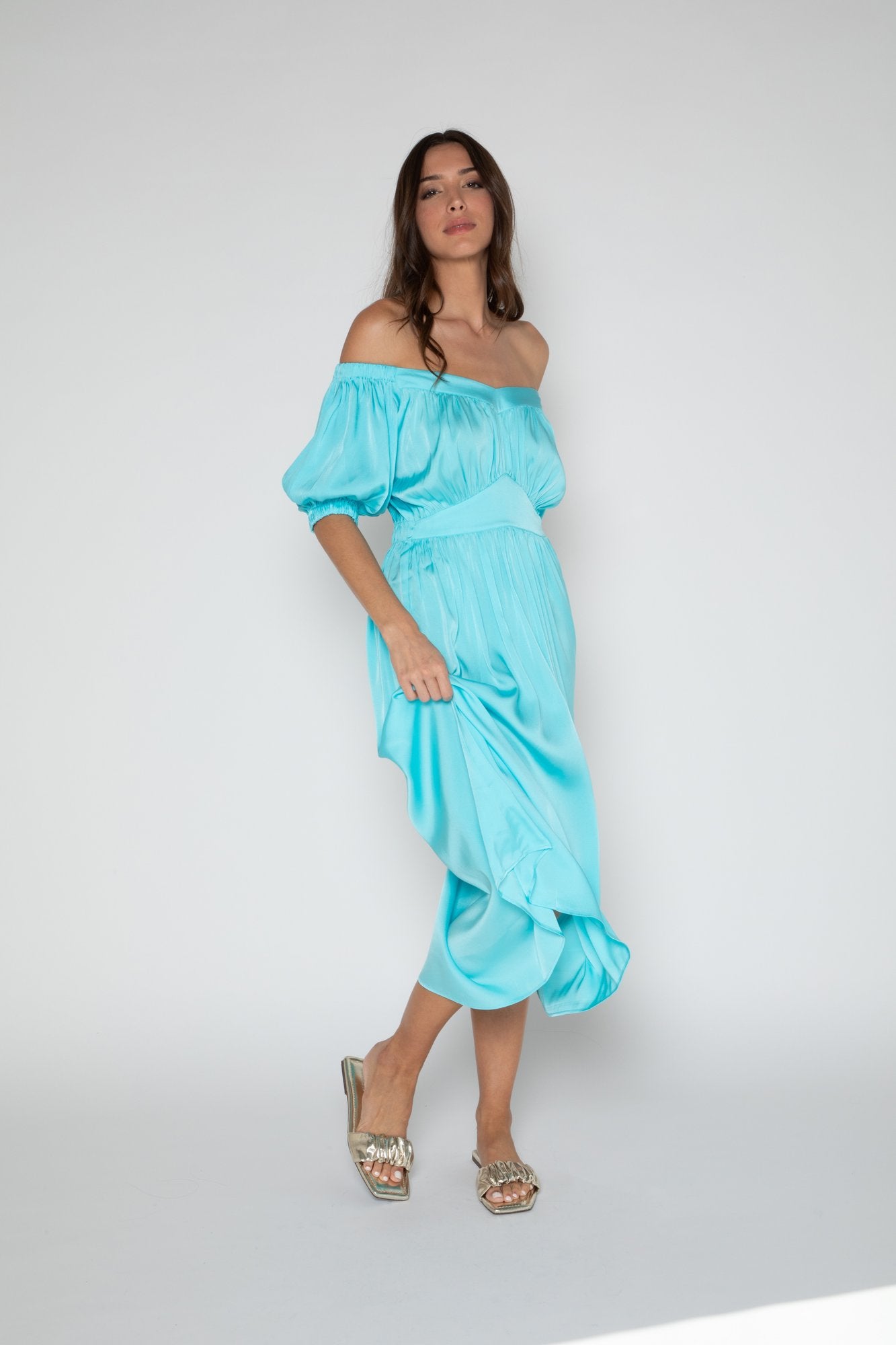Themis Short Dress Bougainvillea Size S