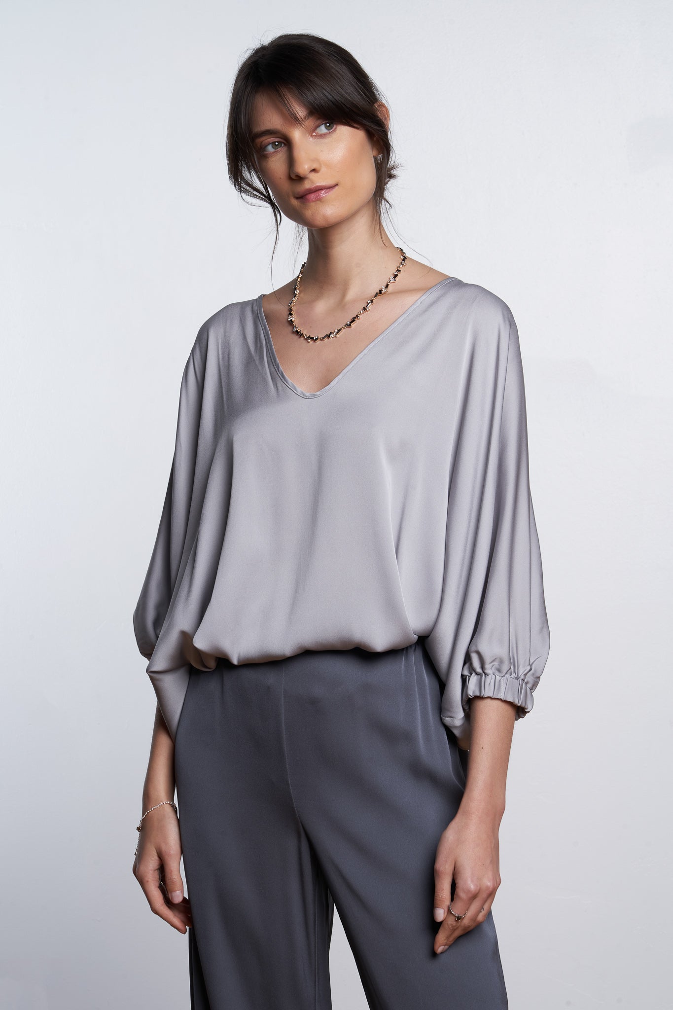 Austin Top Khaki Mauve Size XS