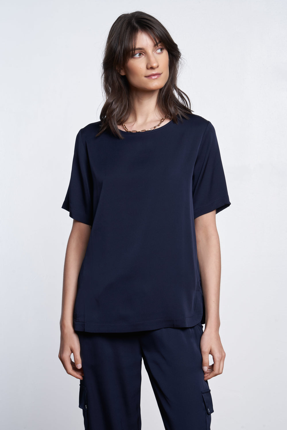Berlin T Top - Navy