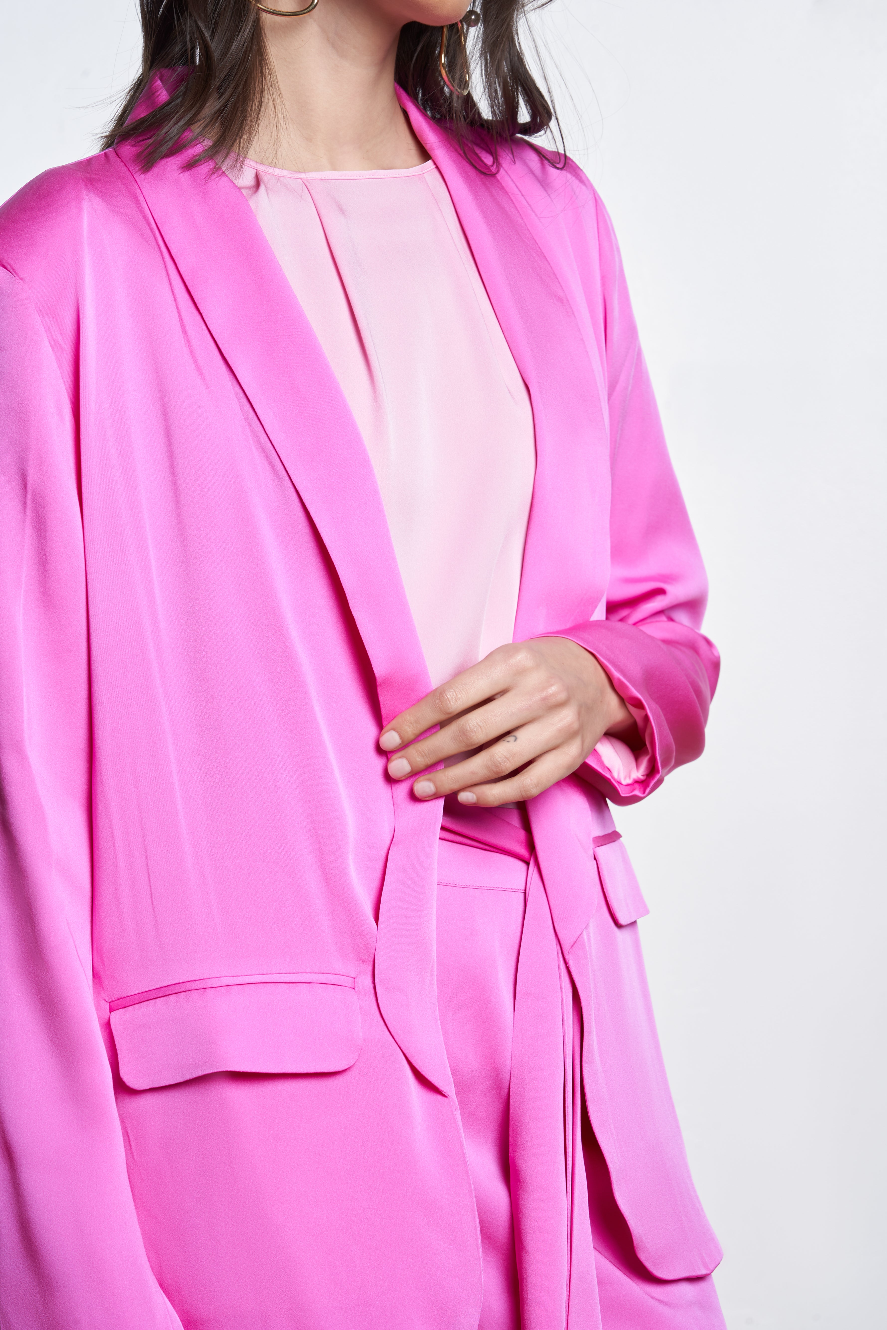 LA Blazer Khaki Mauve Size M