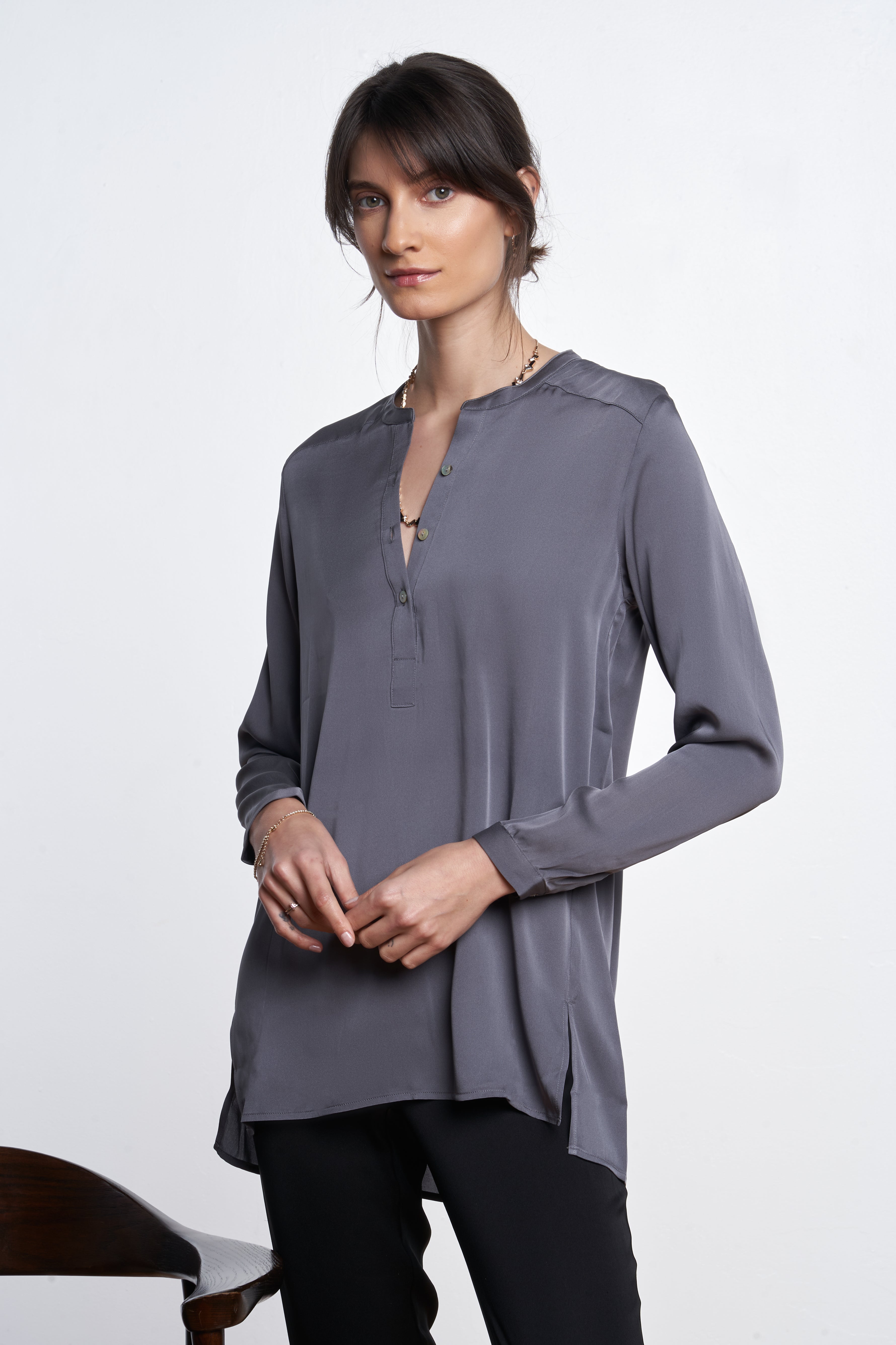 Montenegro Tunic Fonce Grey Size XS