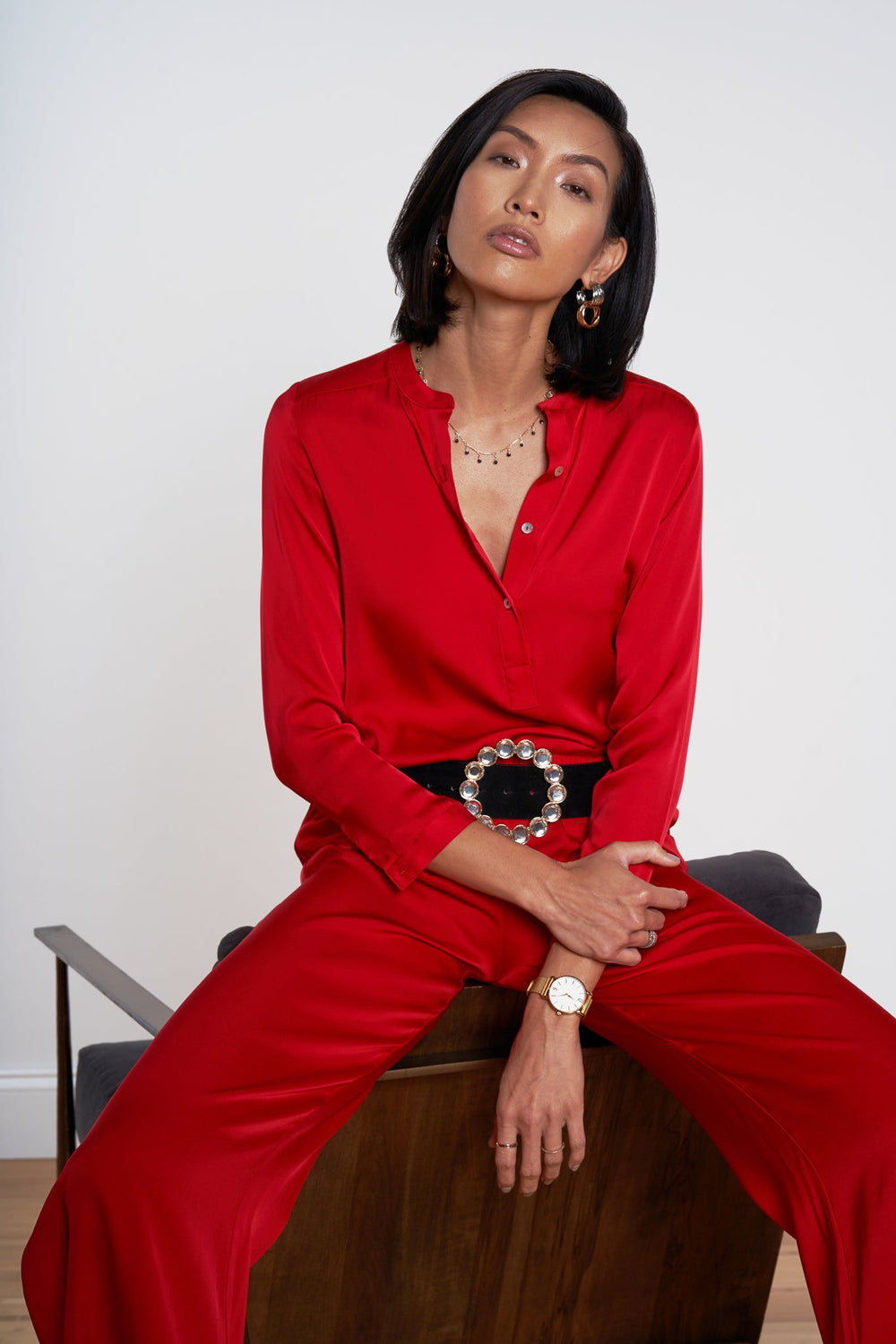 Montenegro-Tunika - Bougainvillea,Bronze,Nutmeg,Poinciana,Purple,True Bronze,True Gold