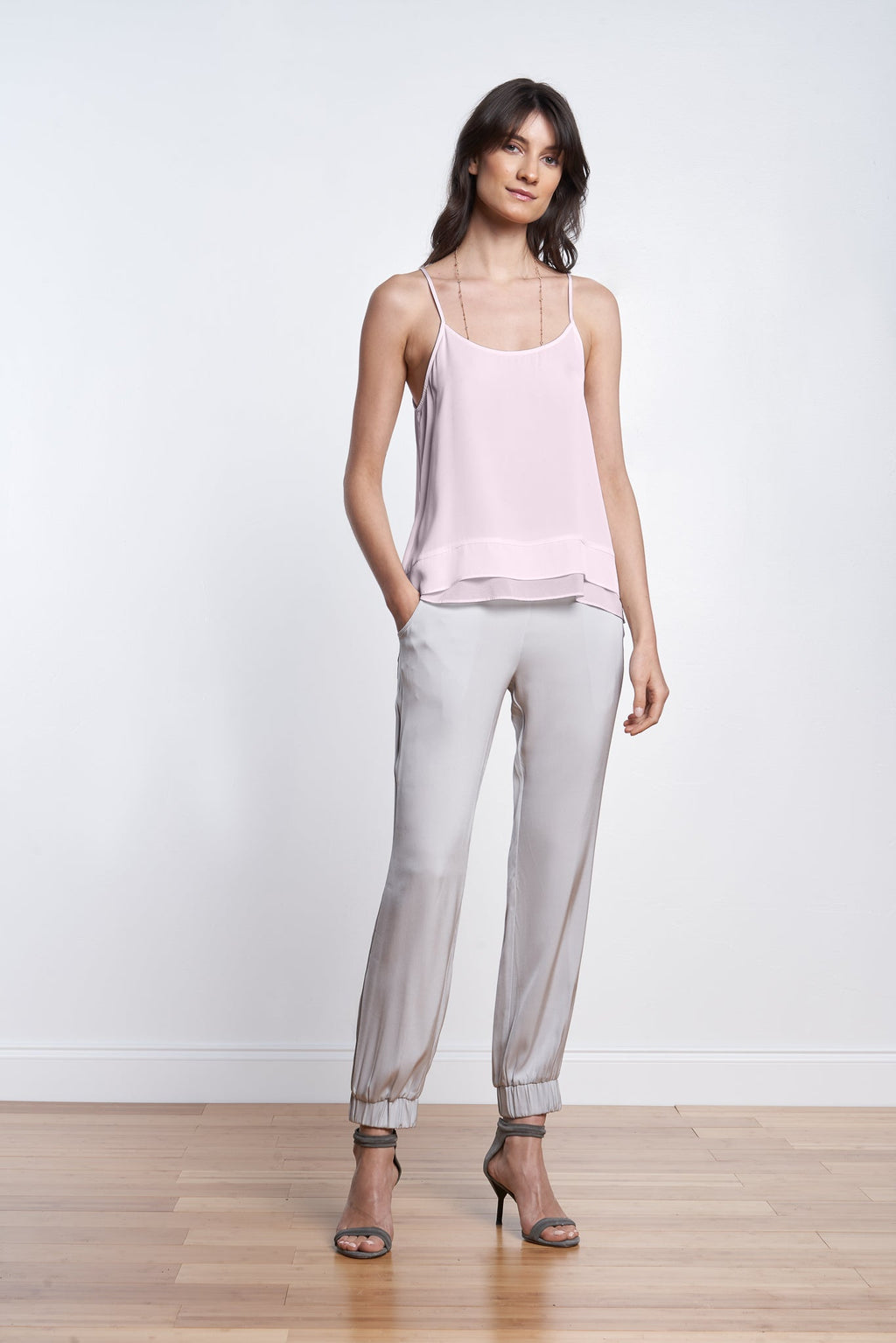 Zanzi Cami Nouvelle White Size XL