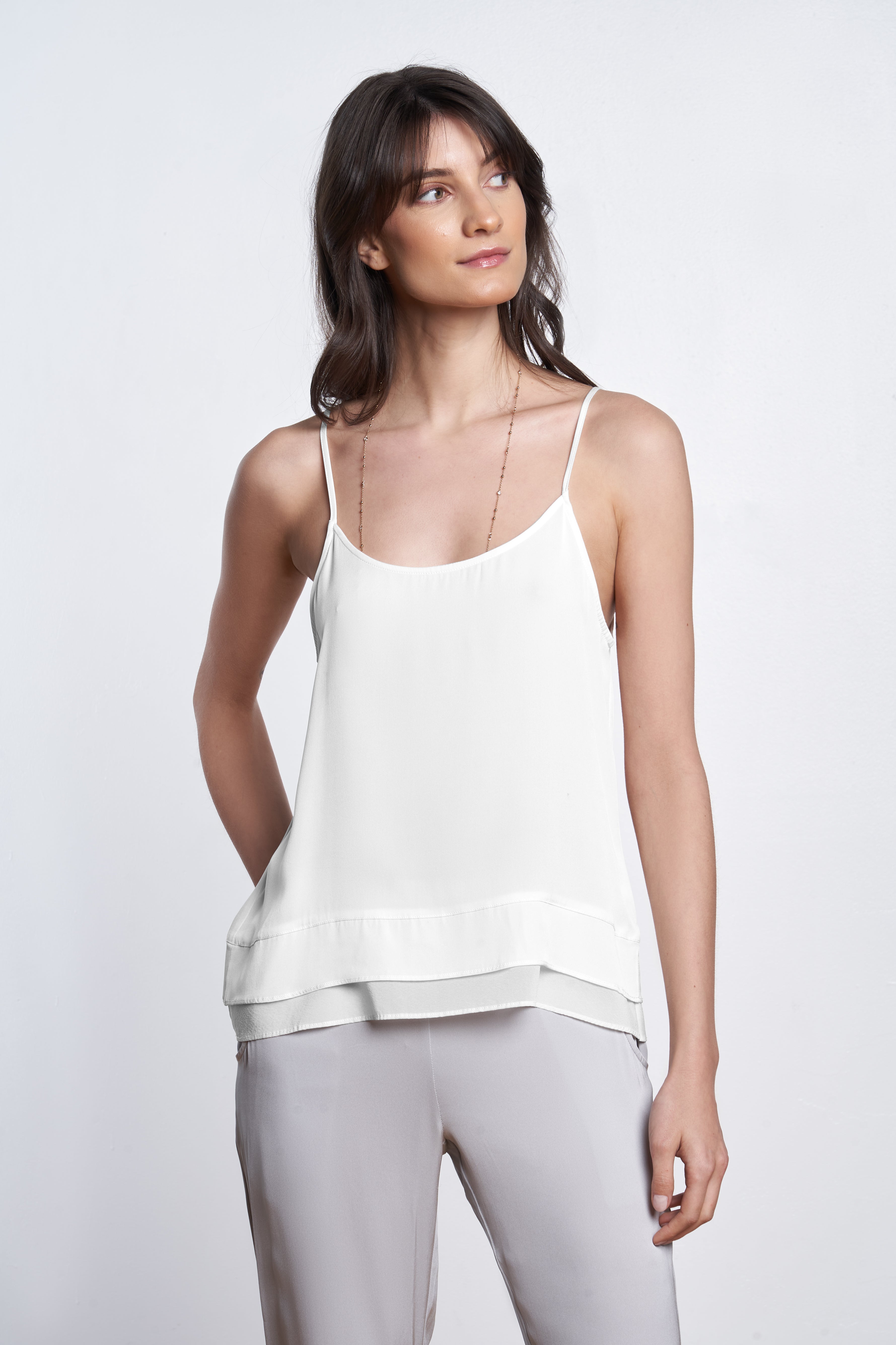 Zanzi Cami Dolphin Grey Size XL