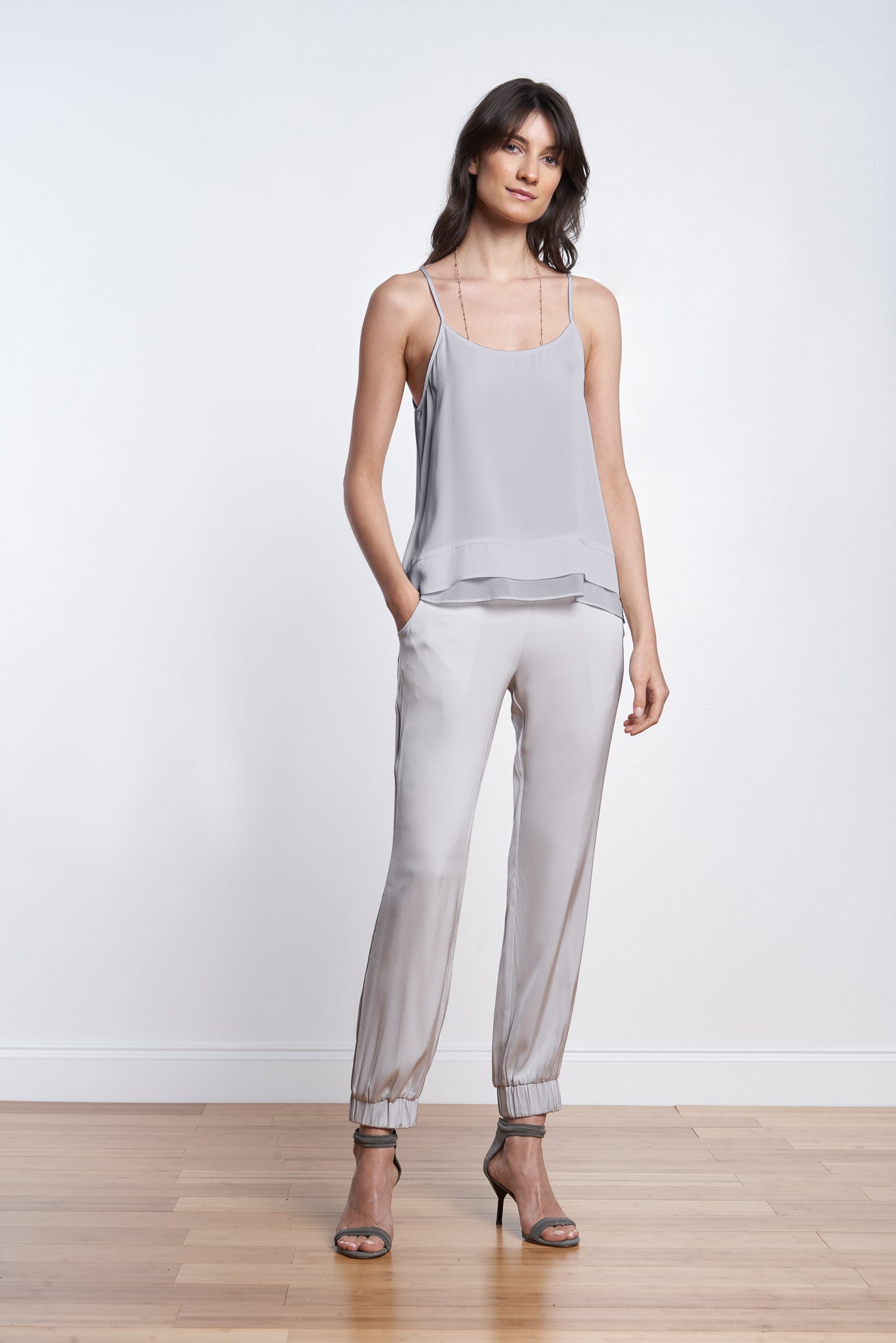 Zanzi Cami Fonce Grey Size L